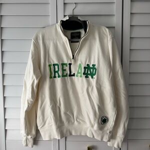 Notre Dame Quarter zip Sweatshirt IRELAND